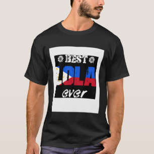 Camiseta Melhor Avó Lola Ever Filipino