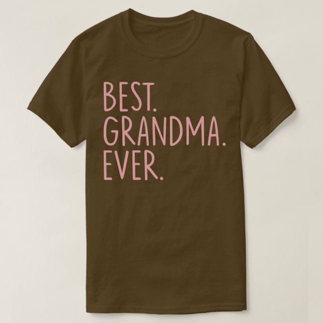 Camiseta Melhor Avó Nunca (Frente do Design)