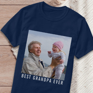 Camiseta Melhor Avô Nunca Avô E Marinho De Fotografia Para