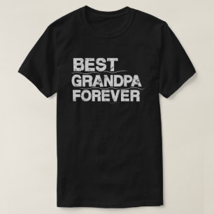 Camiseta Melhor Avô Para Sempre Citação Vintage