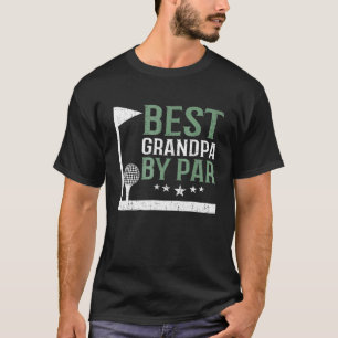 Camiseta Melhor Avô Por Pai De Dia de os pais De Golfe