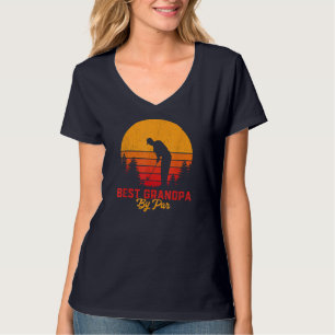 Camiseta Melhor Avô Por Par Golf Lover Presente Para Homens