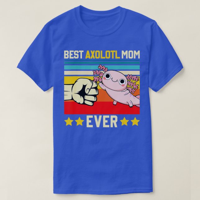 Camiseta Melhor Axolotl Mãe Engraçado Axolotl Dia Mãe Vin (Frente do Design)