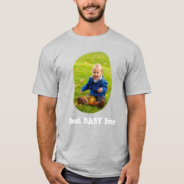 Camiseta Melhor BABY já carregou sua foto de família (Frente)