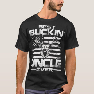 Camiseta Melhor Balcão Tio Ever EUA Bandeira Caça aos Veado