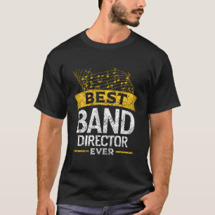 Camiseta Melhor Banda Diretor de Músicas Dirigindo Músico M