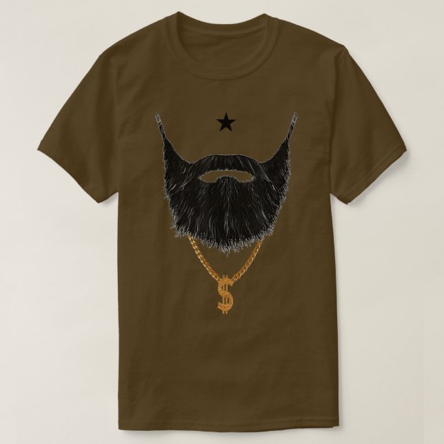 Camiseta melhor barba longa 6 (Frente do Design)