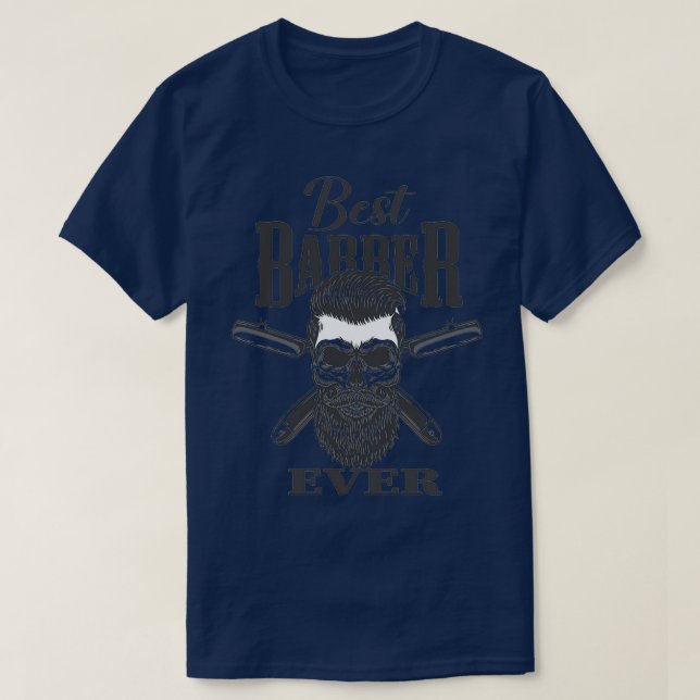 Camiseta Melhor barbeiro de sempre 6 (Frente do Design)
