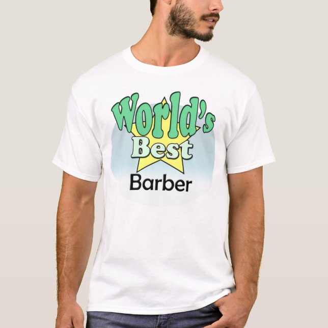 Camiseta Melhor barbeiro do mundo (Frente)