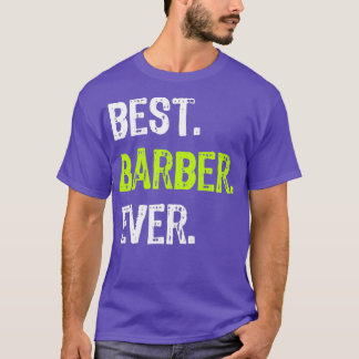 Camiseta Melhor Barbeiro Engraçado Presente