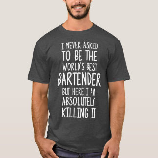 Camiseta Melhor barman do mundo 8