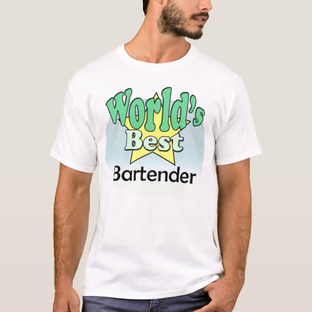 Camiseta Melhor Bartender do Mundo (Frente)