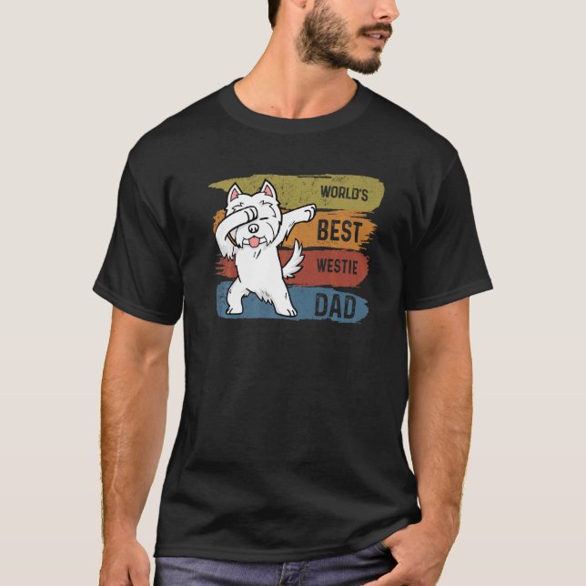 Camiseta Melhor Batida De Pai Westis Para Crianças (Frente)