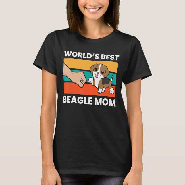 Camiseta Melhor Beagle Mãe de Beagle (Frente)