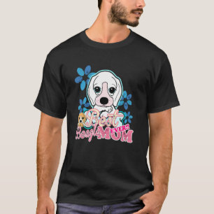 Camiseta Melhor Beagle Mãe Que Eu Amo Design De Beagle.