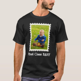 Camiseta Melhor Bebê de primeira classe Foto já personaliza