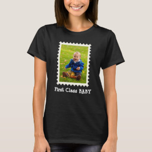 Camiseta Melhor Bebê de primeira classe Foto já personaliza