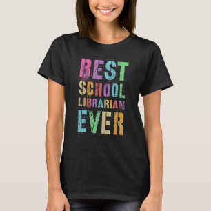 Camiseta Melhor Bibliotecas Escolares Nunca Obrigado Olá Ve
