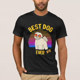Camiseta Melhor Bichon Frisé Dog Ever