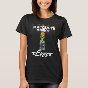 Camiseta Melhor Blacksmith Mãe Ever Metal Work Forge Hammer