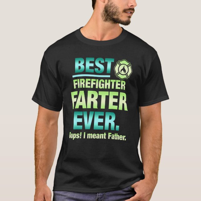 Camiseta Melhor Bombeiro Que Já Veio Oops Quero Dizer Padre (Frente)