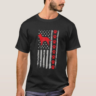 Camiseta Melhor Bombeiro Queensland Heeler Mãe Pai De Todos
