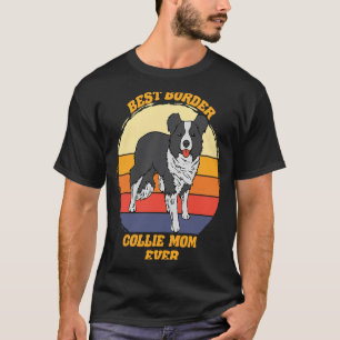 Camiseta Melhor Borda Collie Mãe Na Fronteira Collie Cog 2
