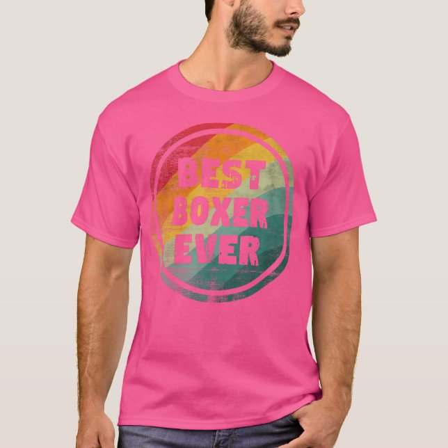 Camiseta Melhor Boxer Engraçado (Frente)