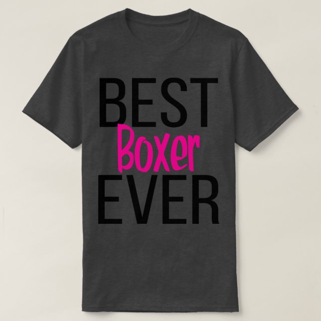 Camiseta Melhor Boxer Ever 2 (Frente do Design)
