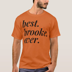 Camiseta Melhor Brooke de nome de alguma mulher personaliza