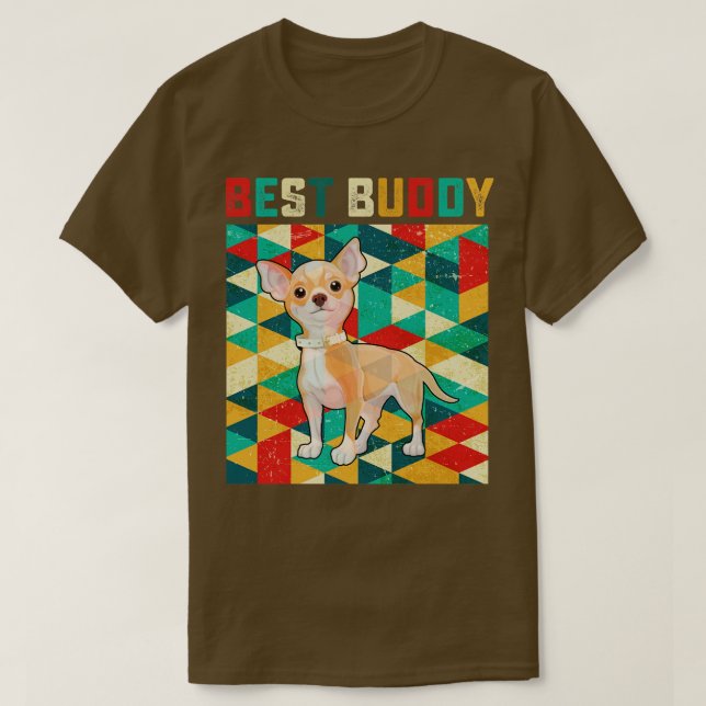 Camiseta Melhor Buddy Chihuahua (Frente do Design)