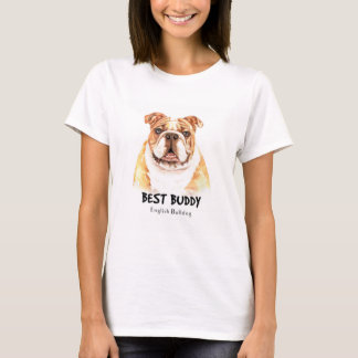 Camiseta Melhor Bulldog Inglês