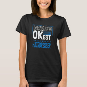 Camiseta Melhor Cabeleireiro do Mundo Humor Barbeiro