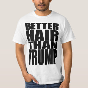 CAMISETA "MELHOR CABELO DO QUE O TRUNFO "