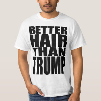 CAMISETA "MELHOR CABELO DO QUE O TRUNFO "