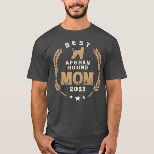 Camiseta Melhor Caça Afegã Mãe de 2023 Cachorro de Tazi