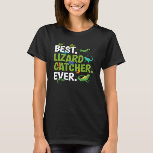 Camiseta Melhor Caçador de Lagartos de Todos os Tempos Caça