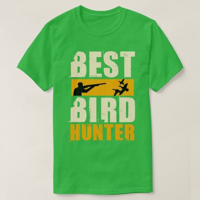 Camiseta Melhor Caçador de Pássaros (Frente do Design)