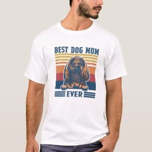 Camiseta Melhor caçador de sangue Mãe Cachorro Engraçado Mã