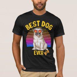 Camiseta Melhor Cachorro Alguma Vez Retro