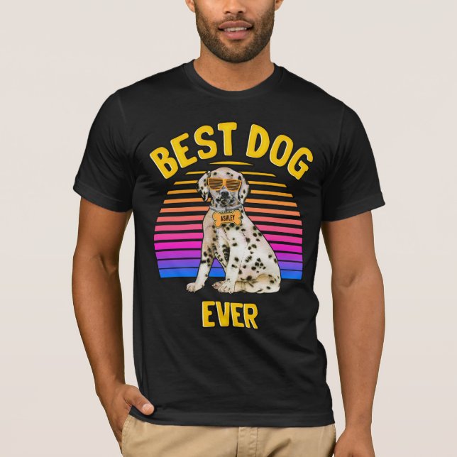 Camiseta Melhor Cachorro Dalmático Alguma Vez Trazer (Frente)