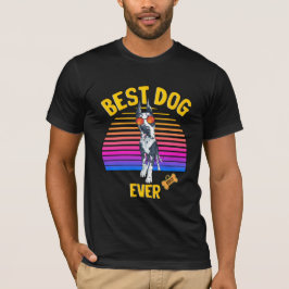 Camiseta Melhor Cachorro Danino Alguma Vez Retro
