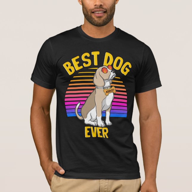 Camiseta Melhor Cachorro De Beagle Alguma Vez (Frente)
