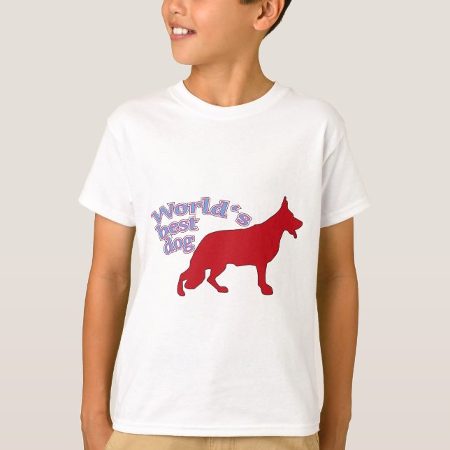 Camiseta Melhor cachorro do mundo (Frente)