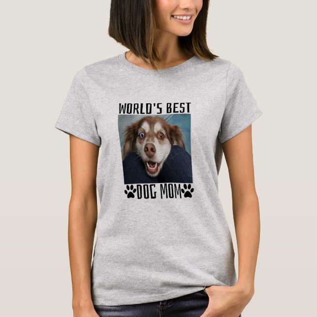 Camiseta Melhor Cachorro do Mundo Mãe (Frente)