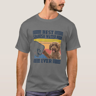 Camiseta Melhor Cachorro Espanhol Mãe De Dia de as mães Chr
