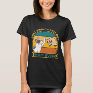 Camiseta Melhor Cachorro Francês Mãe