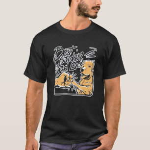 Camiseta Melhor Cachorro Pai de Golden Retriever de Todos o
