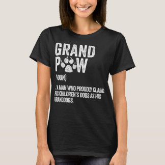 Camiseta Melhor Cachorro Vovô De Vovô De Roupa