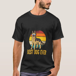 Camiseta Melhor Cadela de Sempre Pata Pastor Alemão Pelo Pa